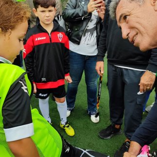 Careca alla Scuola Calcio Boys Savoia