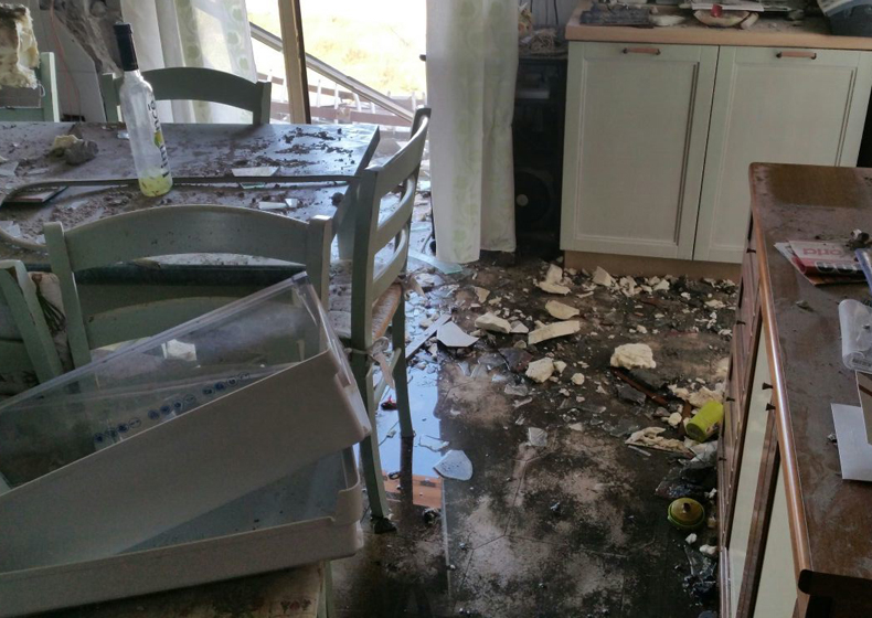 Tromba d'aria a Rovigliano