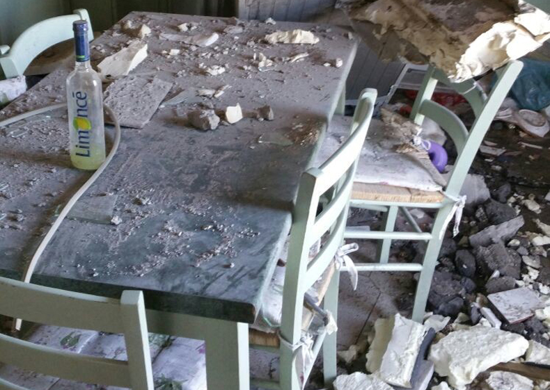 Tromba d'aria a Rovigliano