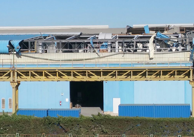 Tromba d'aria a Rovigliano