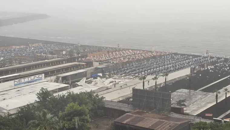 Nubifragio si abbatte su Torre Annunziata: lidi balneari in ginocchio