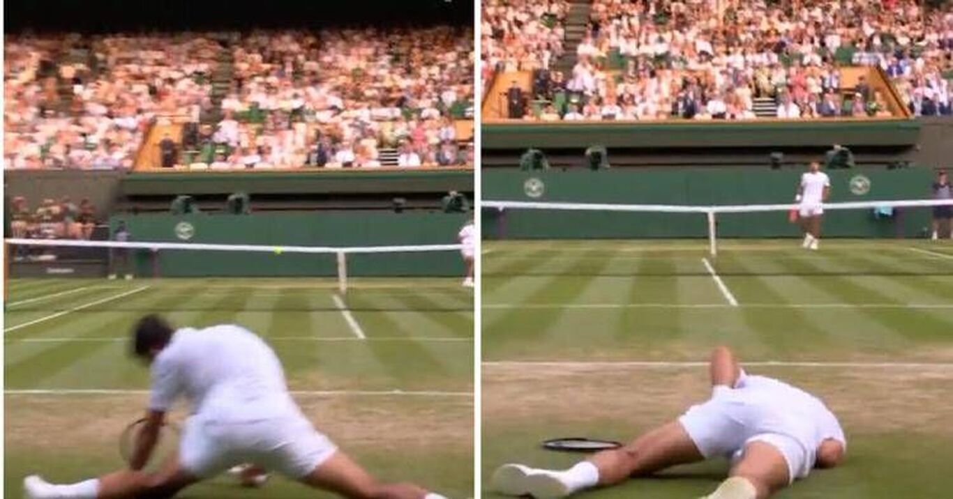 Wimbledon, Djokovic e la caduta da brividi: "Spero di essere a posto per Sinner"