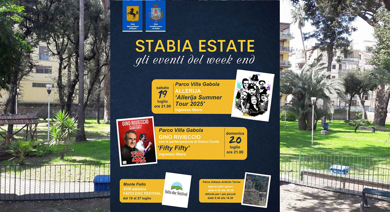 Castellammare - Weekend di eventi con “E Così S.I.A.” e il cartellone “Stabia Estate”