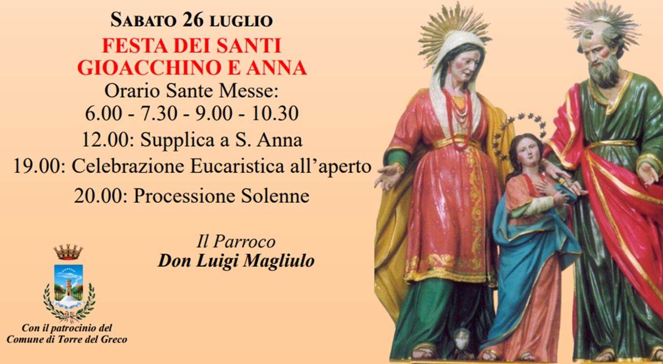 Torre del Greco - Festa di San Gioacchino e Sant'Anna: 24, 25 e 26 luglio