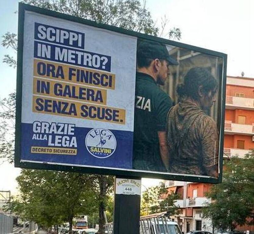 Roma e i manifesti su decreto Sicurezza, Lega: "Comune viola art.21 Costituzione"