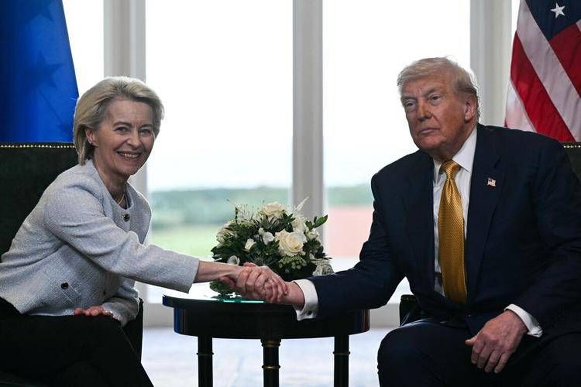 Dazi, accordo Trump-von der Leyen: "Tariffe al 15% per Ue"
