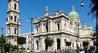 Pompei - Inaugurazione della nuova illuminazione artistica  del Campanile del Santuario