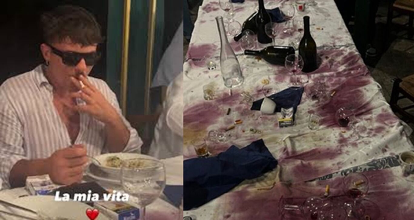 Olly, il devasto virale al ristorante: cosa potrebbe esserci dietro