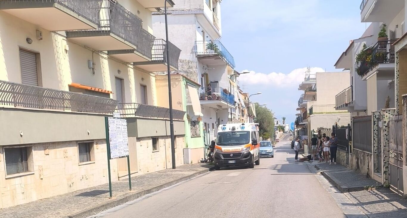 Trecase - Anziana investita da una moto: due feriti trasportati in ospedale