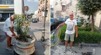 Torre Annunziata - Angrisano: il giardiniere in pensione che non smette di amare la sua città