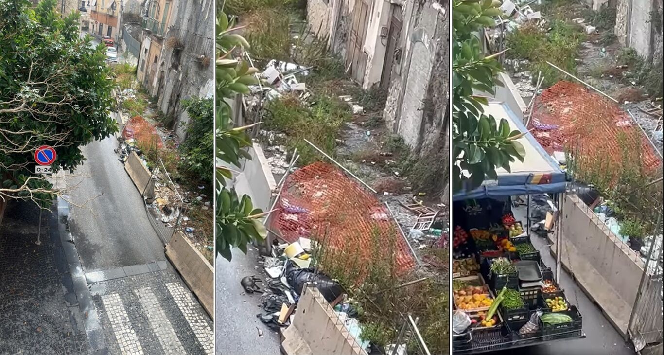 Torre Annunziata - Degrado in corso Vittorio Emanuele III: “Una discarica a cielo aperto”