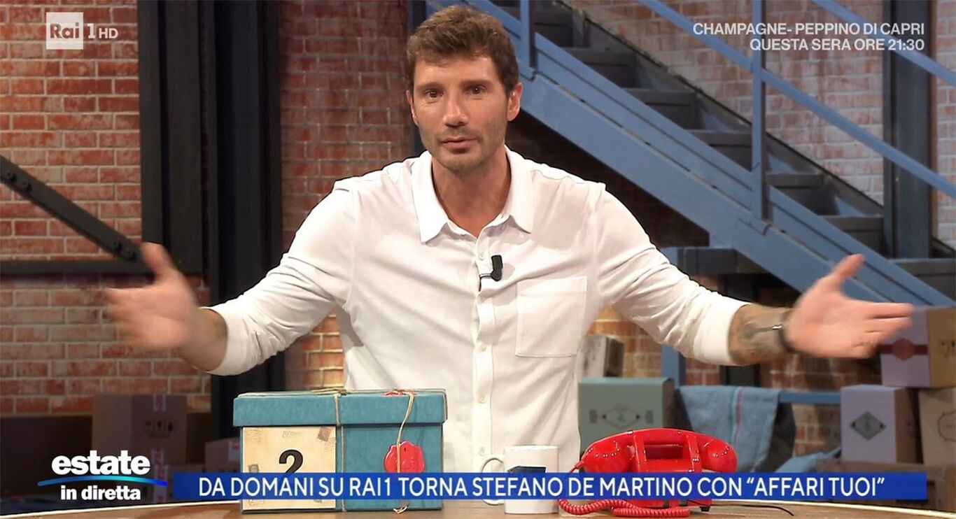 Stefano De Martino presenta il "nuovo" Affari Tuoi: tutte le novità