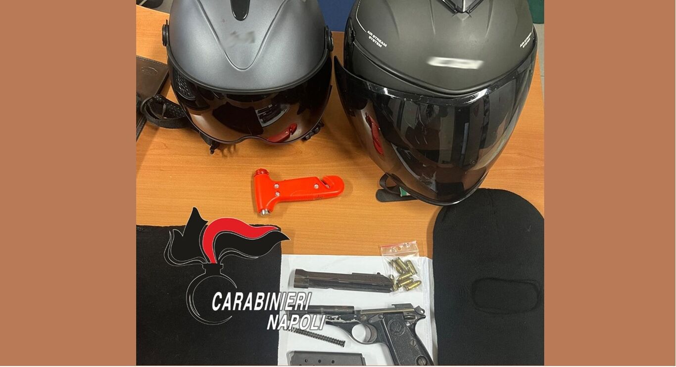 Torre del Greco - In auto il “kit del rapinatore”, arrestati due giovani dai Carabinieri