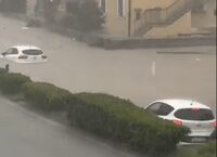 Nubifragio a Portoferraio sull'isola d'Elba: 34 mm di pioggia in 15 minuti