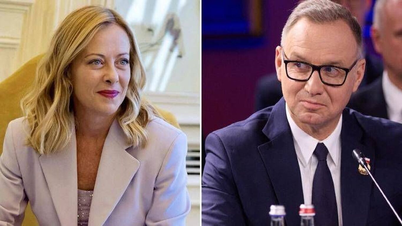 L'ex presidente polacco Duda loda Meloni: "Con lei l'Italia è più forte in Europa"