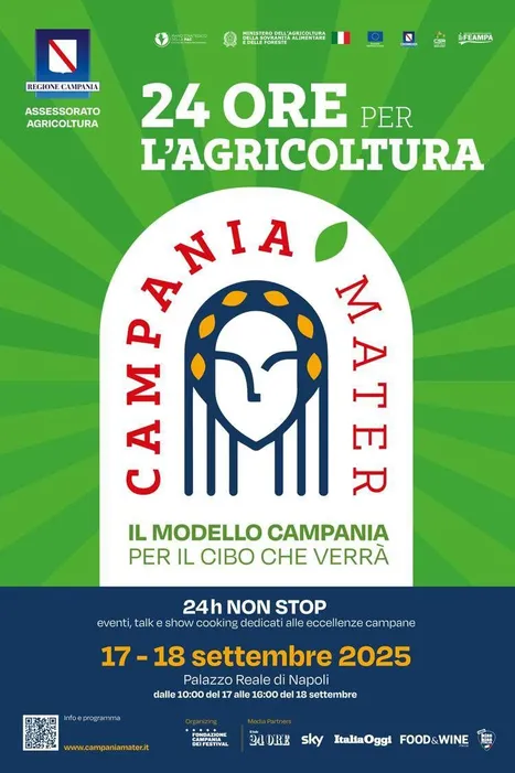 Agroalimentare, Palazzo Reale di Napoli ospita 'Campania Mater' per futuro del settore