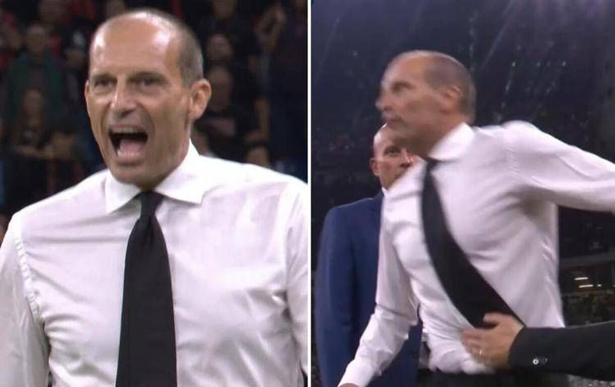 Milan-Bologna, Allegri espulso 'senza giacca': cosa è successo