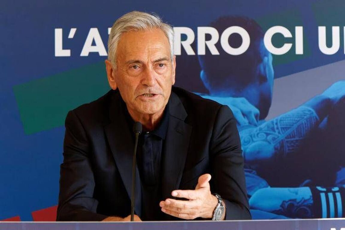 Italia, Gravina: "Non giocare con Israele? Vorrebbe dire non andare al Mondiale"