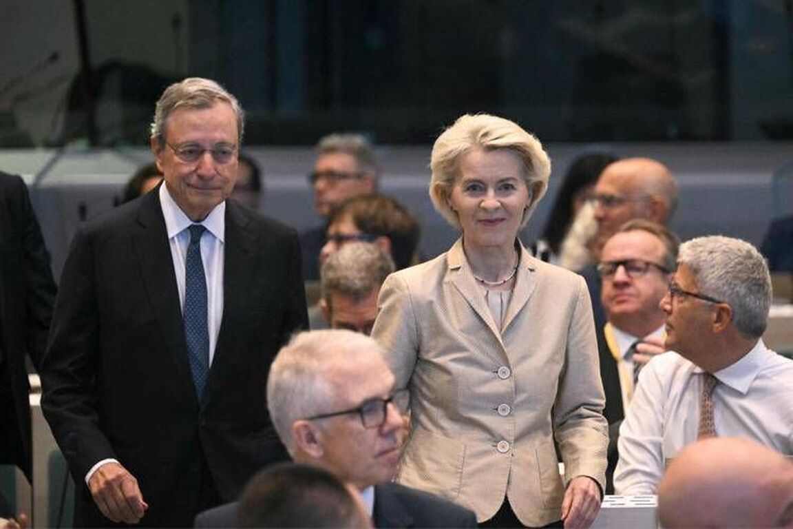 Von der Leyen a Draghi: "Grazie Mario per il tuo servizio all'Europa"
