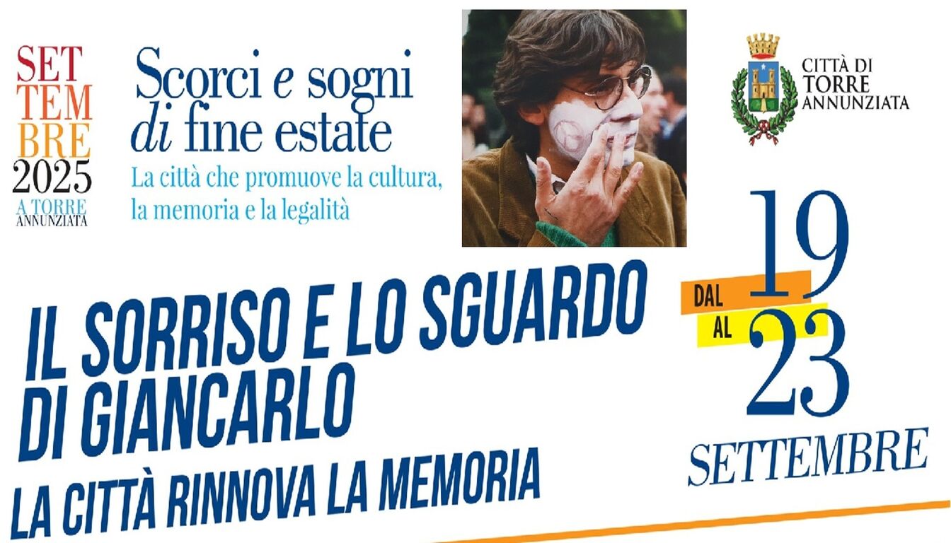 Torre Annunziata - Cinque giorni per ricordare Giancarlo Siani: memoria, impegno e cultura