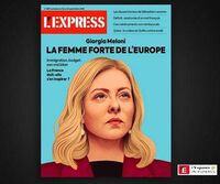Giorgia Meloni sulla copertina del settimanale L'Express: "La donna forte d'Europa"