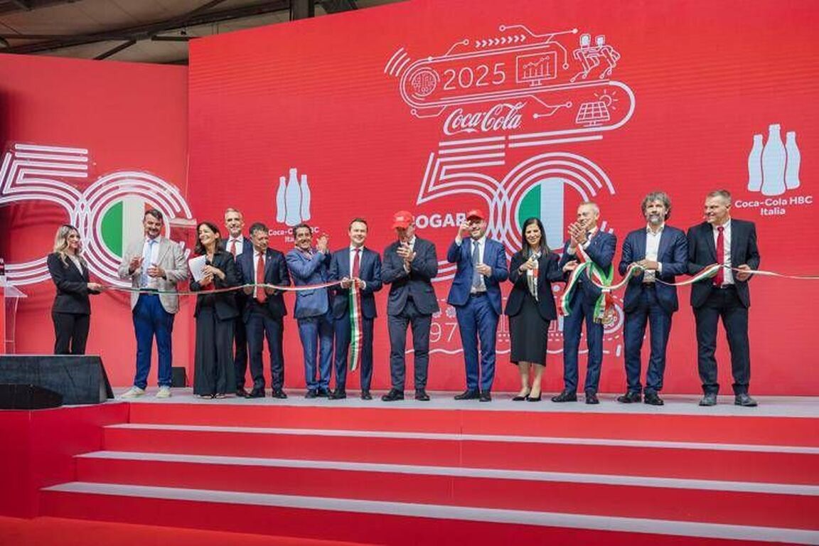 Coca-Cola Hbc Italia festeggia 50 anni di crescita e innovazione dello stabilimento di Nogara