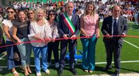 Torre del Greco - Inaugurato il nuovo campetto polifunzionale alla scuola Leopardi