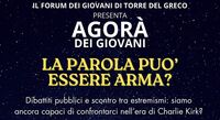 Torre del Greco - L'Agorà dei Giovani si interroga: “La parola può essere arma?”