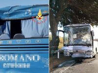 Scontro tra due autobus a Catanzaro, feriti un centinaio di studenti