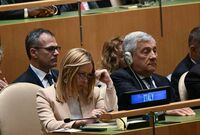 Meloni a New York rilancia sulla Palestina: "Flotilla irresponsabile, usata contro il governo"