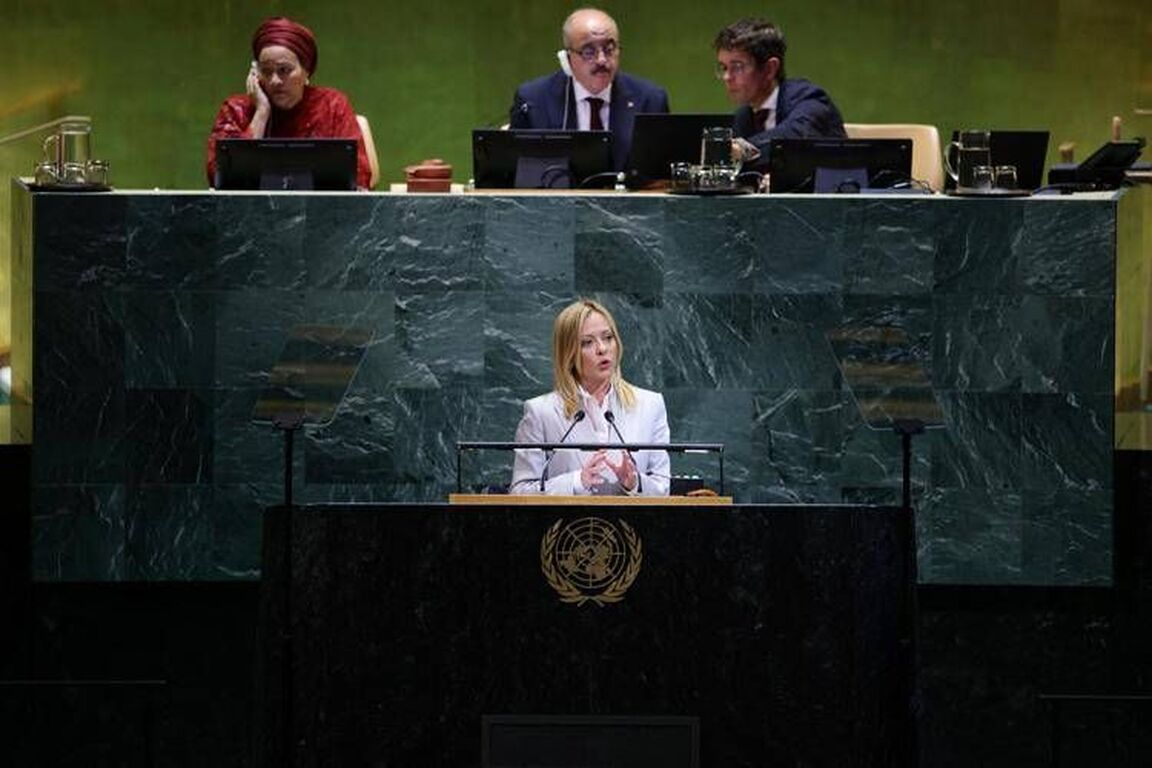 Gaza, Meloni all'Onu: "Israele ha superato il limite"