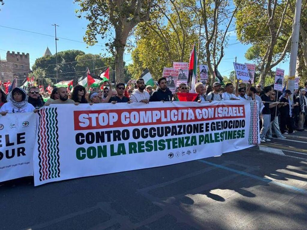 "Stop genocidio", a Roma la grande manifestazione per Gaza