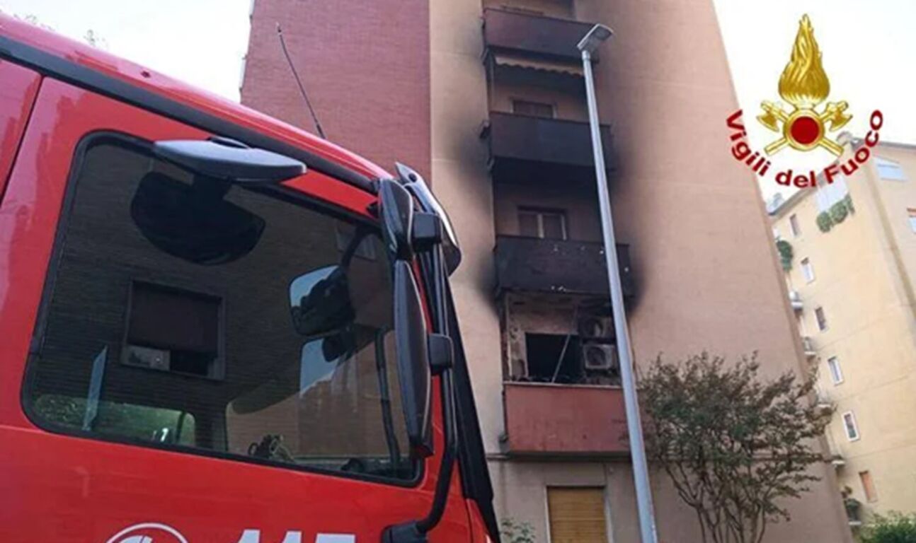 Milano - Incendio in un appartamento a Cornaredo: tre morti
