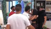 Grande Fratello, rissa sfiorata tra Omer Elomari e Jonas Pepe (e la regia censura): cos'è successo (Video)