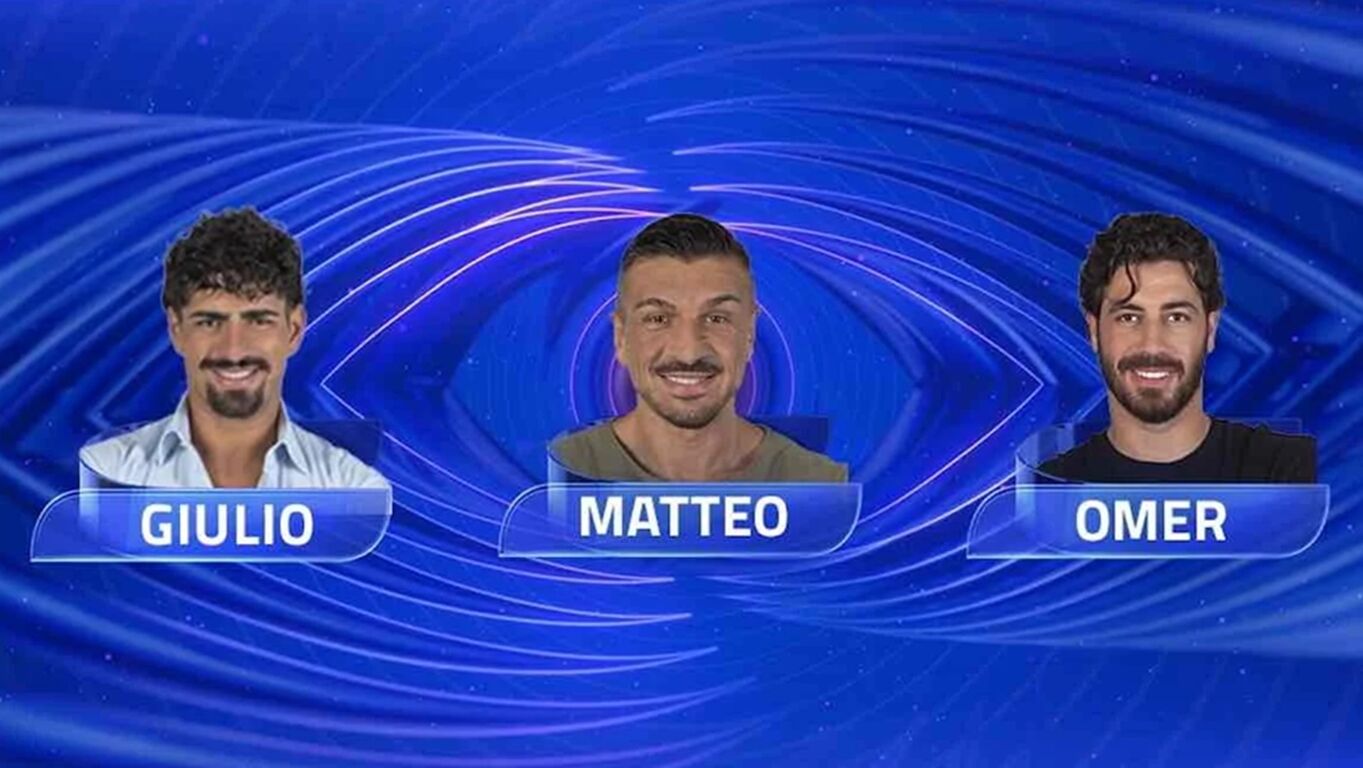 Grande Fratello, puntata del 13 ottobre: chi sarà eliminato tra Giulio, Matteo e Omer?