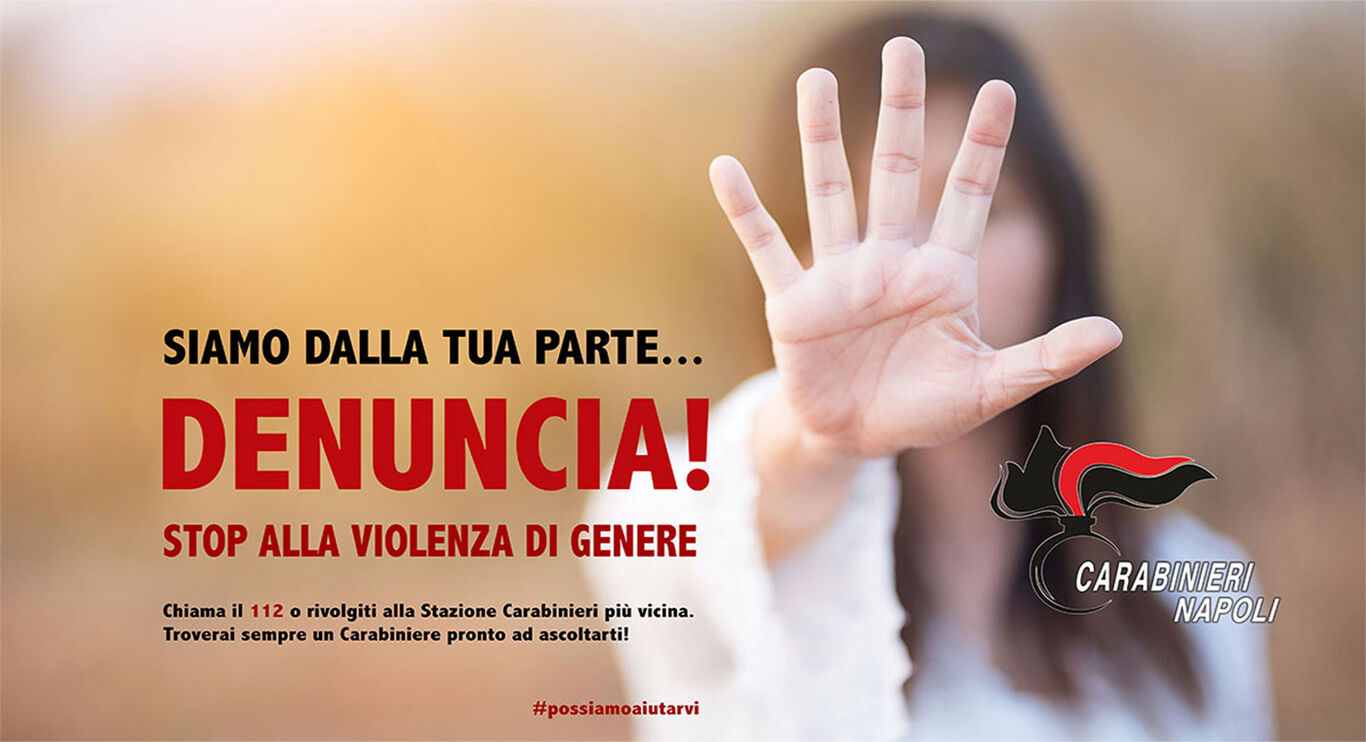 Napoli e provincia, violenza di genere: 4.532 casi dall'inizio dell'anno