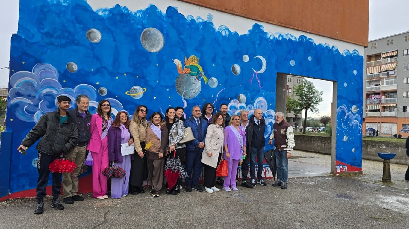 Boscoreale - Inaugurata la piazza della gentilezza all'interno del Piano Napoli Passanti
