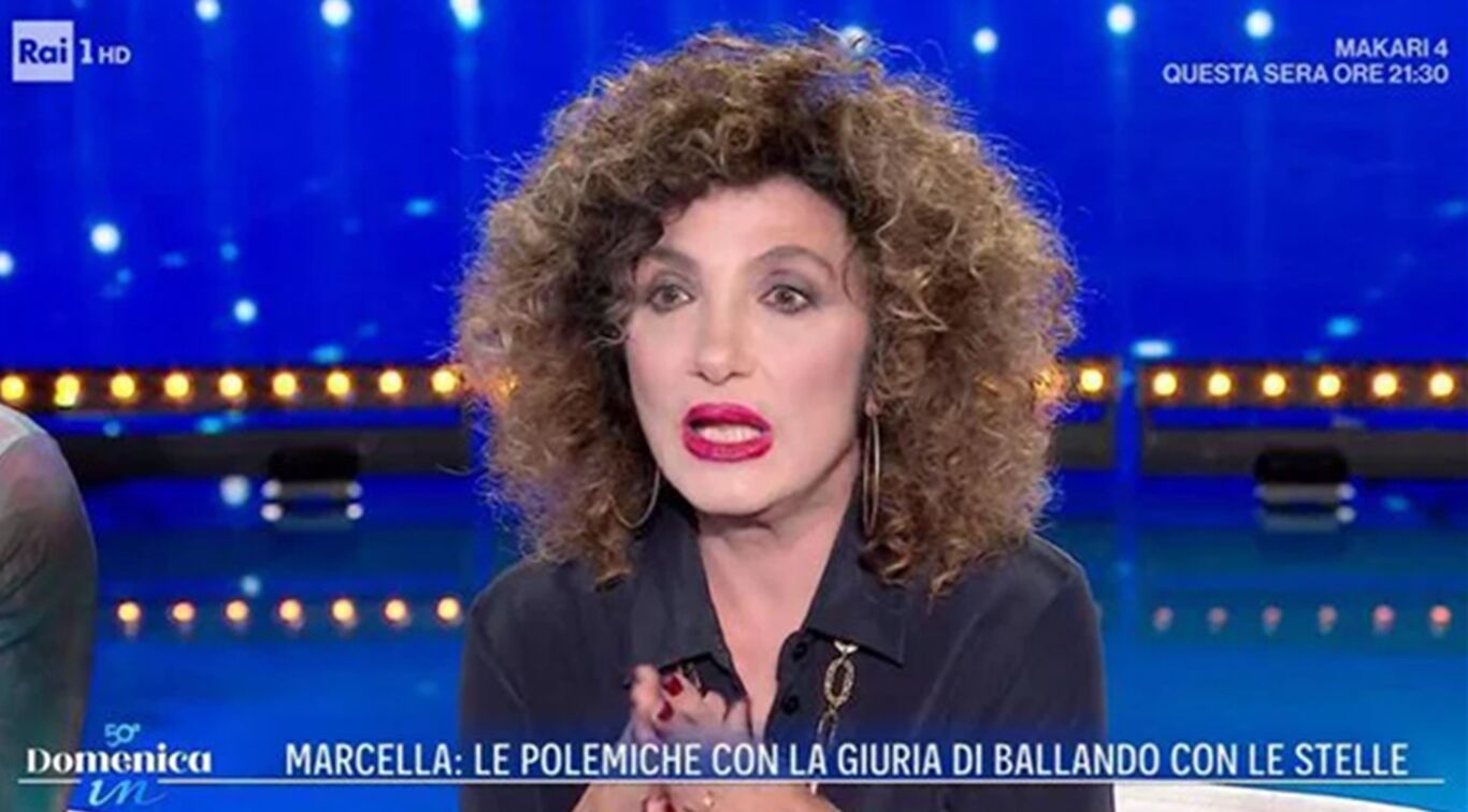 Marcella Bella a Domenica In: "Lucarelli prova a distruggermi a Ballando con le stelle"