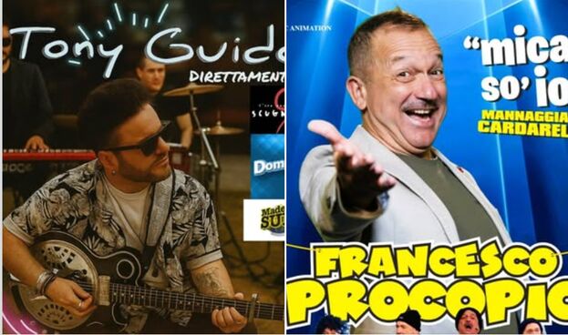 Torre Annunziata - Stasera spettacoli in piazza Cesaro con Tony Guido e Francesco Procopio