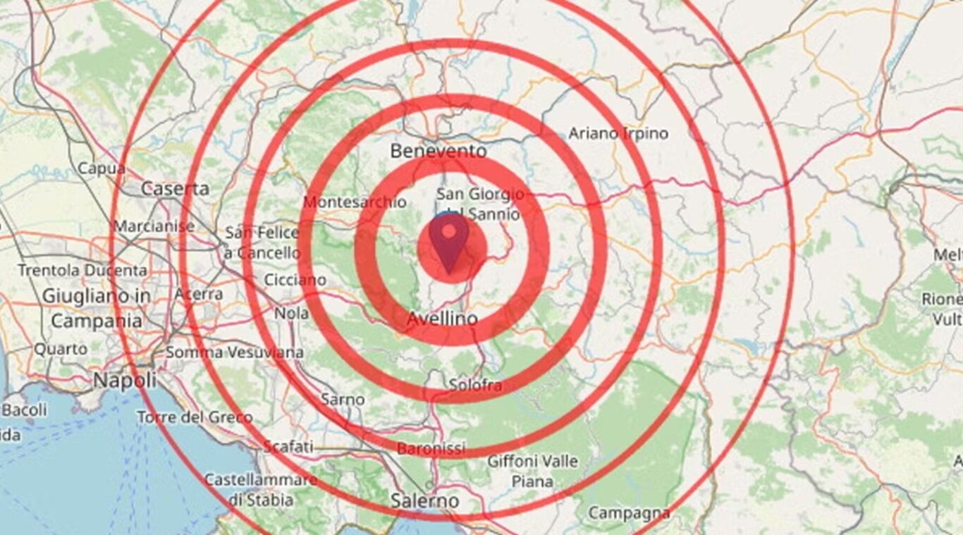 Terremoto in Irpinia, scossa avvertita anche a Napoli e provincia