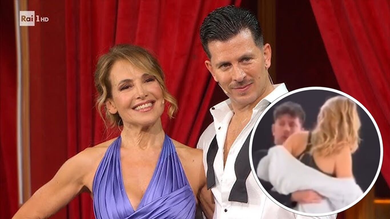 Barbara D'Urso e Pasquale La Rocca sempre più intimi: il video inedito dal backstage di Ballando con le Stelle