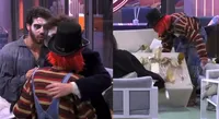 Grande Fratello, Simone fuori controllo: ubriaco ribalta un tavolo e scatena la furia di Omer