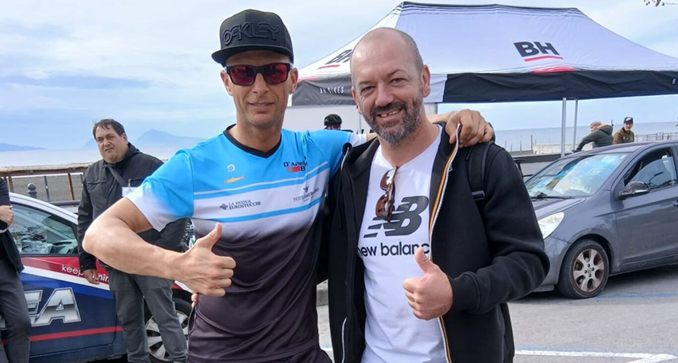 Torre Annunziata - Sud Time Trial: la vittoria al ciclista-carabiniere Antonio Mostaccioli