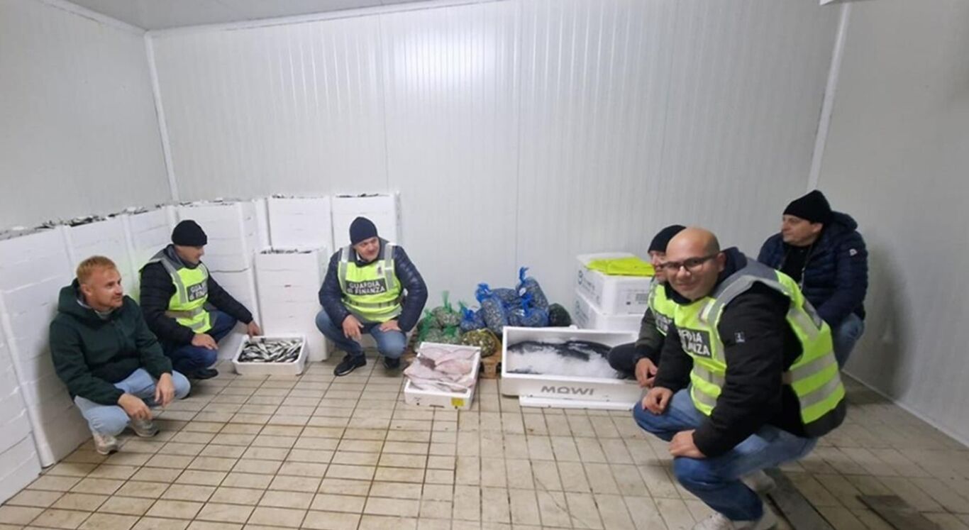 Pesce senza tracciabilità, maxi sequestro nel Napoletano