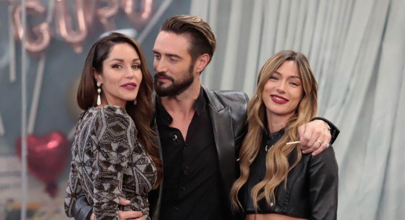 Alex Belli: "La coppia aperta e il triangolo con Soleil al GF? Solo show. Nostro figlio non ci cambierà"