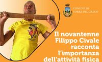 Torre del Greco ospita lo splendido novantenne Filippo Civale