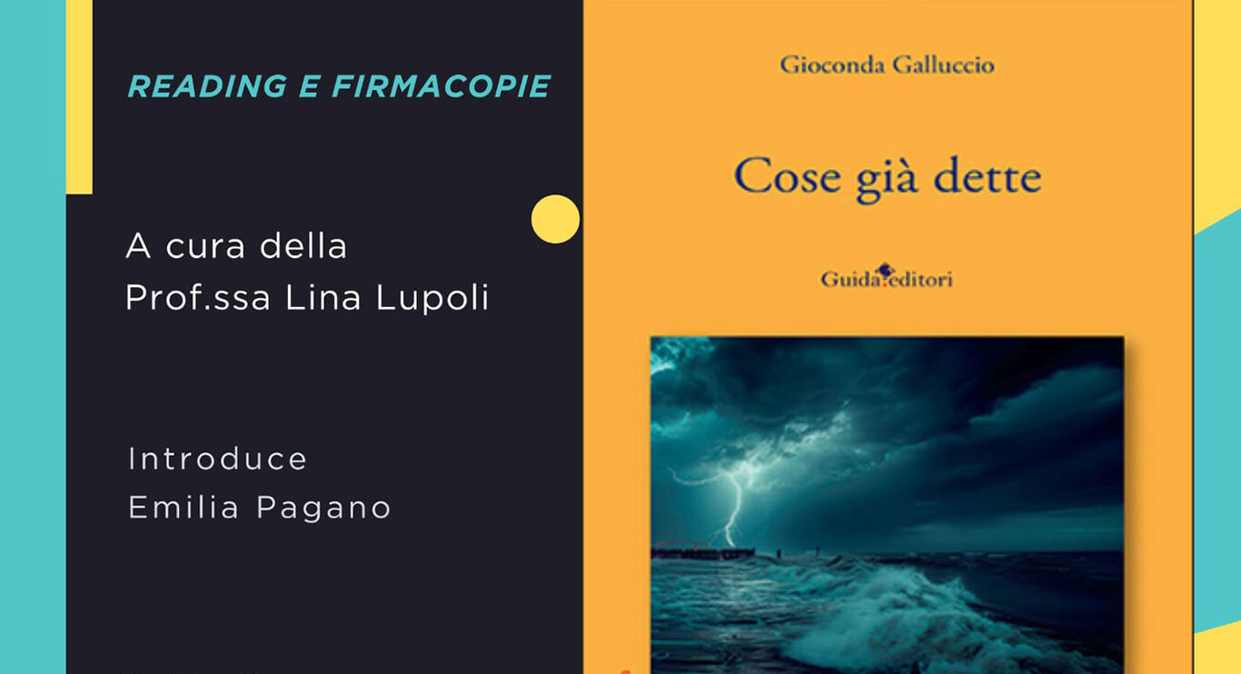 Torre Annunziata – Allo Sport Club Oplonti presentazione del volume “Cose già dette” di Gioconda Galluccio