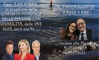 Torre Annunziata - Il nuotatore Salvatore Cimmino su Rai Radio 1 con la ministra Locatelli