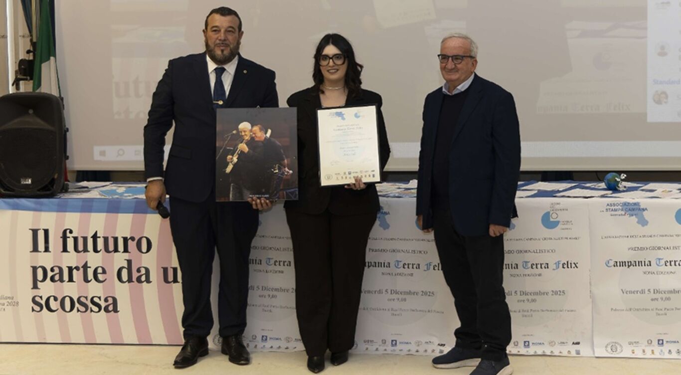 Anna Calì vince il premio giornalistico “Campania Terra Felix” con un'inchiesta sulla sanità pediatrica
