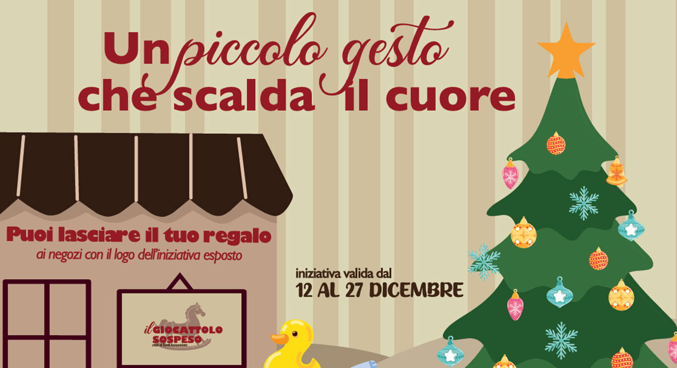 Torre Annunziata - Il Comune lancia il “giocattolo sospeso”: un dono di Natale per i bambini